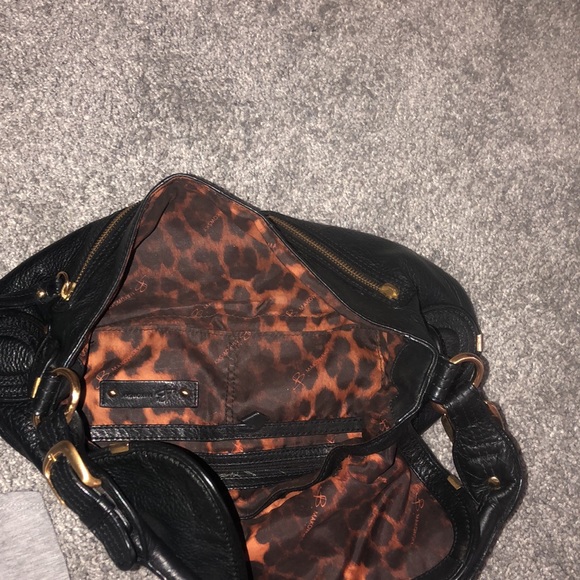 B Makowsky genuine pebbled leather small satchel - Picture 5 of 6